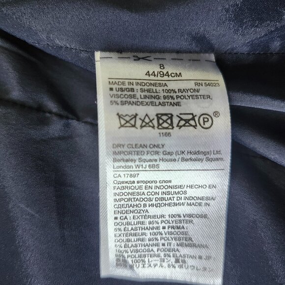 BANANA REPUBLIC | Fray Trim Blazer - Picture 8 of 8